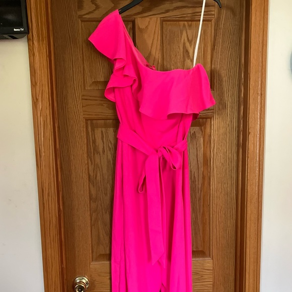 Lilly Pulitzer NWOT Size 16 Pink Jumpsuit - Picture 3 of 5